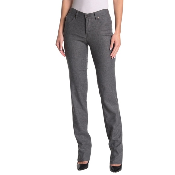 RED Valentino Straight Leg Wool Blend Pants Grigio Melange US 4 IT 40 NWT - Picture 3 of 10